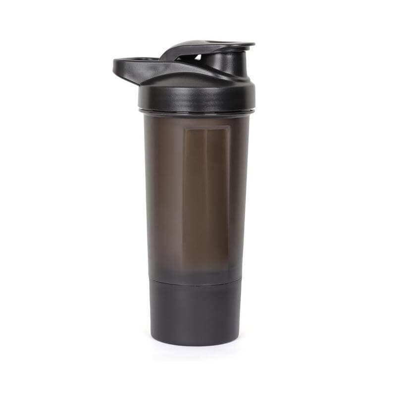 FINIQ - Giftology Protein Shaker Water Bottle with Cup - Black detail 2