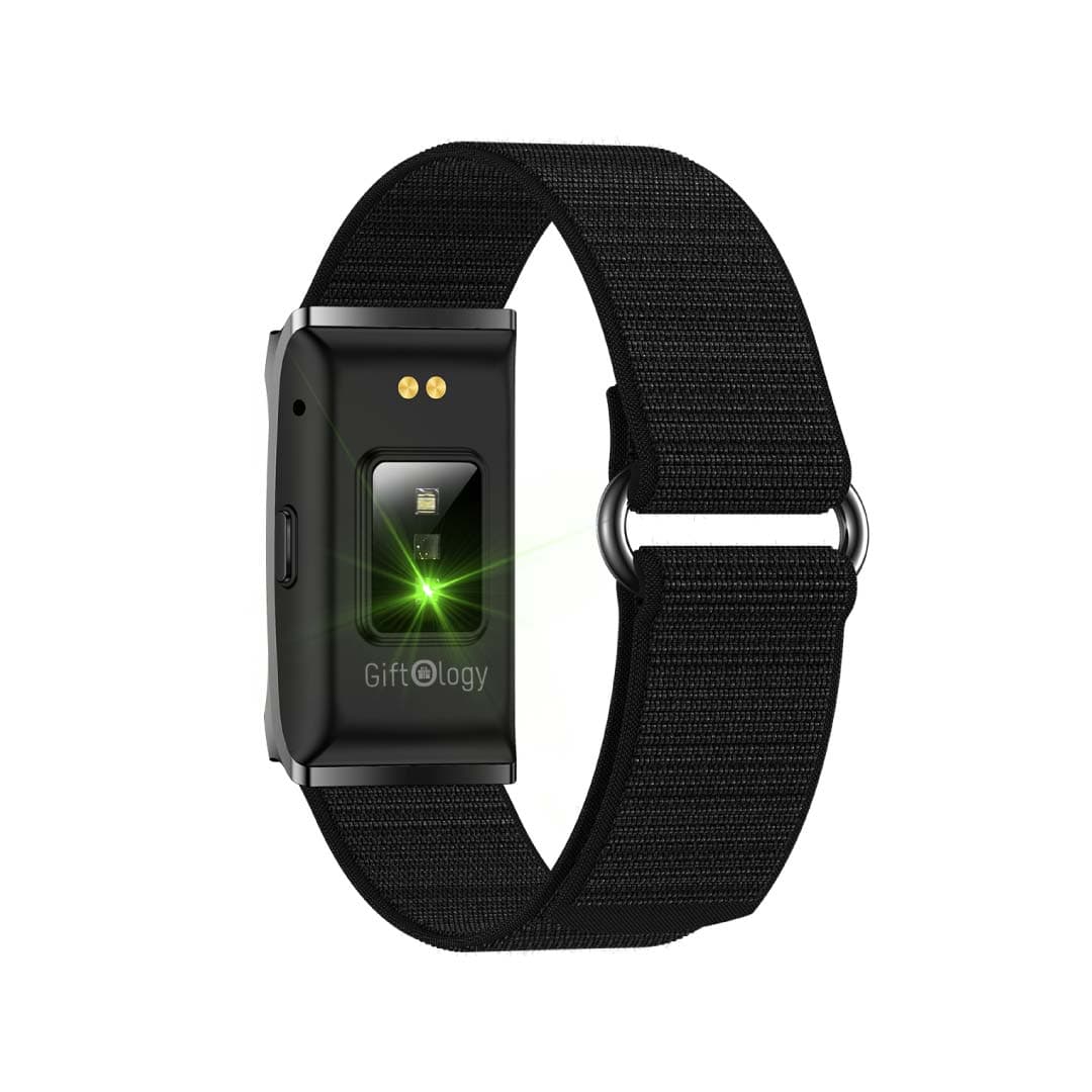 FITBAND Giftology Screenless Health & Fitness Band - Black detail 2