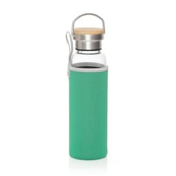 FLOHA - Hans Larsen Borosilicate Glass Bottle with Neo Sleeve Green