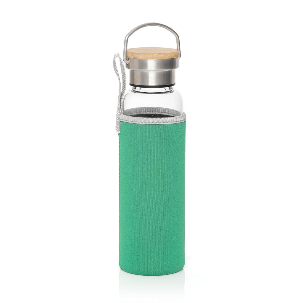 FLOHA - Hans Larsen Borosilicate Glass Bottle with Neo Sleeve - Black detail 5