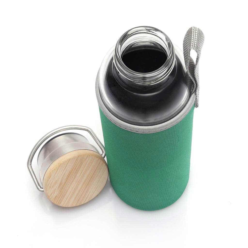 FLOHA - Hans Larsen Borosilicate Glass Bottle with Neo Sleeve - Black detail 6