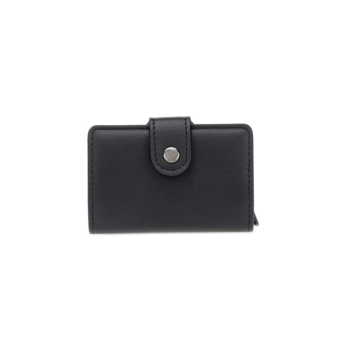 FLORINA - RFID PU Slim Cardholder Wallet - Black detail 4