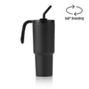 FORZA 360 - Hans Larsen Recycled Stainless Steel/PP Tumbler with 360 Branding Black