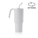 FORZA 360 - Hans Larsen Recycled Stainless Steel/PP Tumbler with 360 Branding White