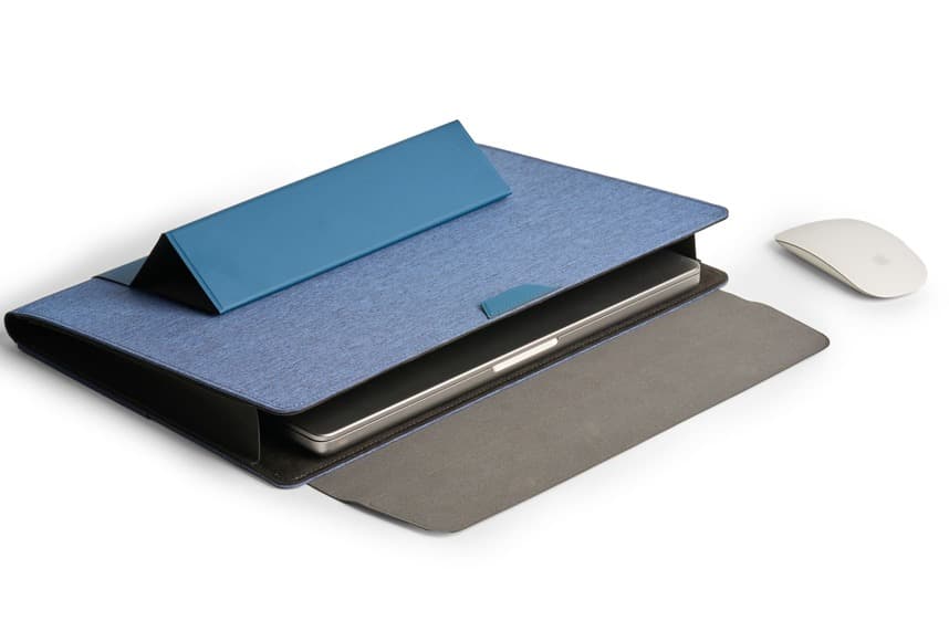 FULDA - CHANGE Collection RPET Laptop Case & Workstation - Navy Blue detail 6