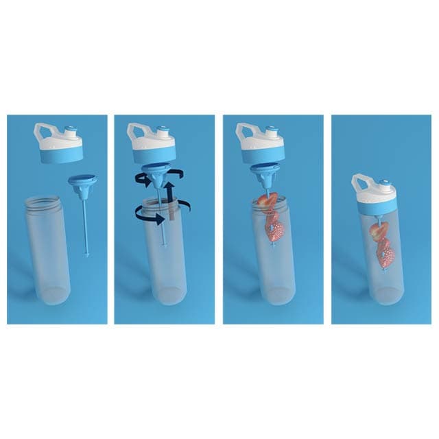 FUSE - TACX Fruit Infuser Bottle - Light Blue detail 5