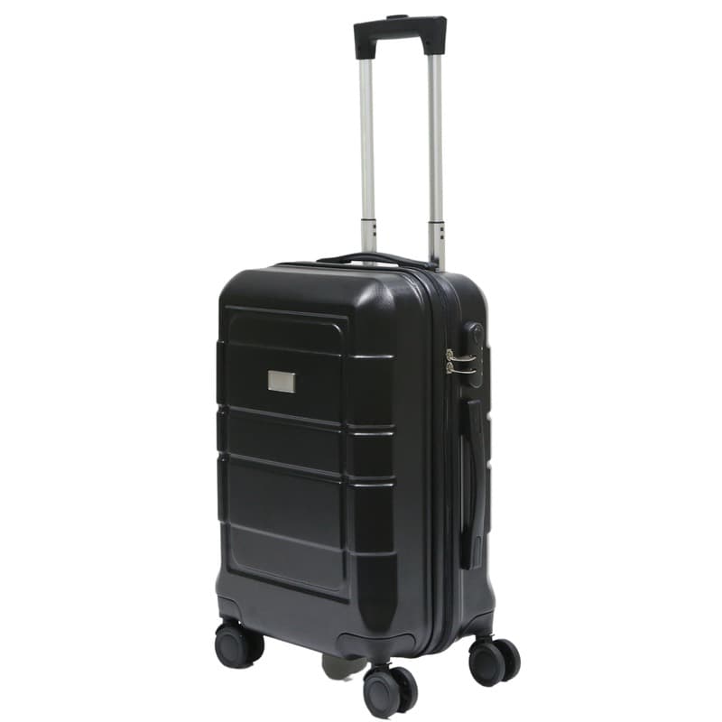 GENOVA - Classic Cabin Trolley Bag - Black detail 2