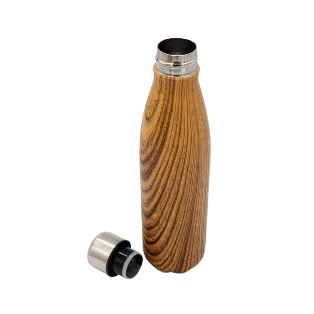 GEYER - Hans Larsen Stainless Steel Water Bottle with Wood Print