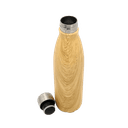 GEYER - Hans Larsen Stainless Steel Water Bottle with Wood Print Yellow
