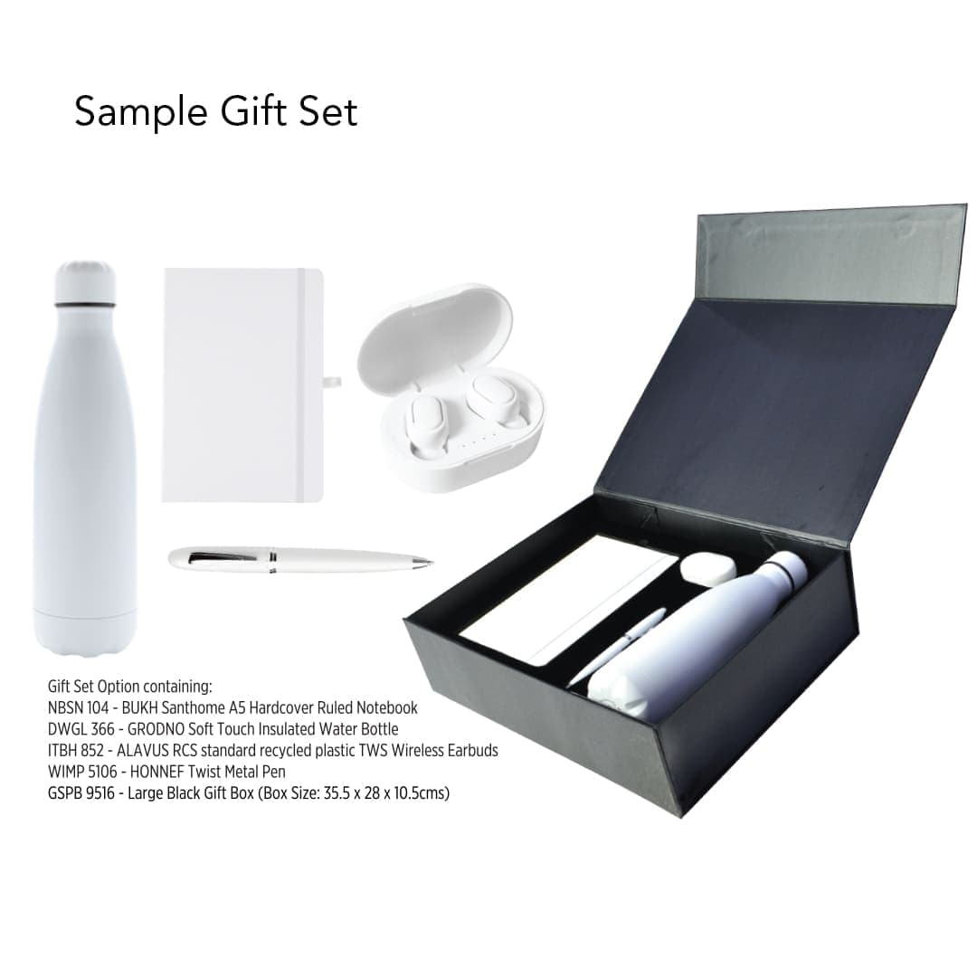 Gift Set Packaging with Magnet Closing (Large) - Black detail 4