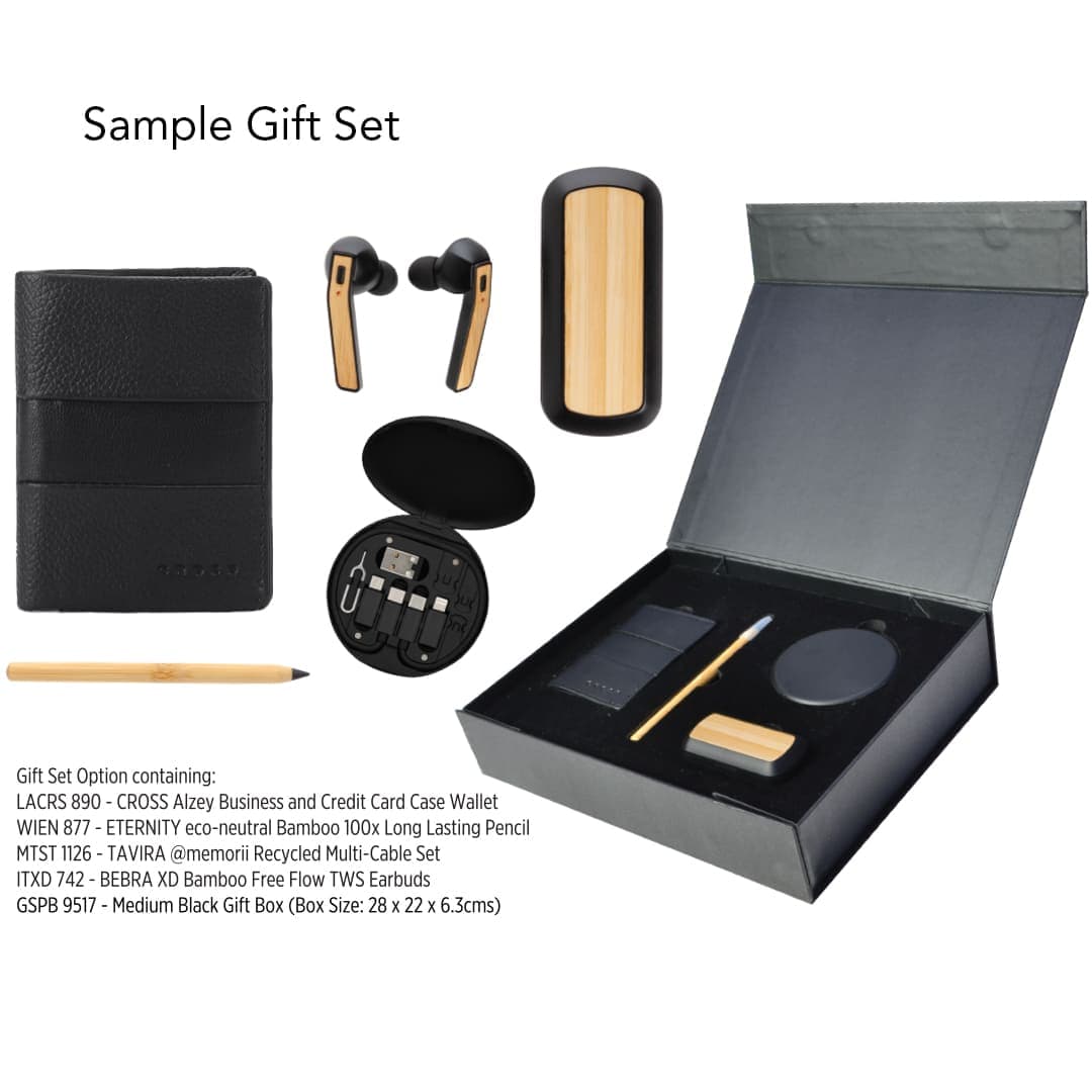 Gift Set Packaging with Magnet Closing (Medium) - Black detail 4