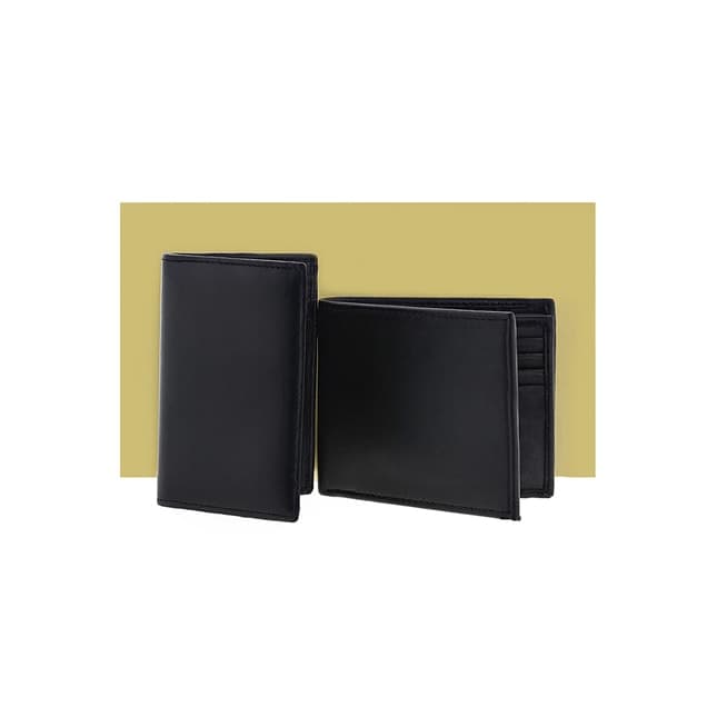 Giftology Genuine Leather Wallet And Card Holder Set corporate gift