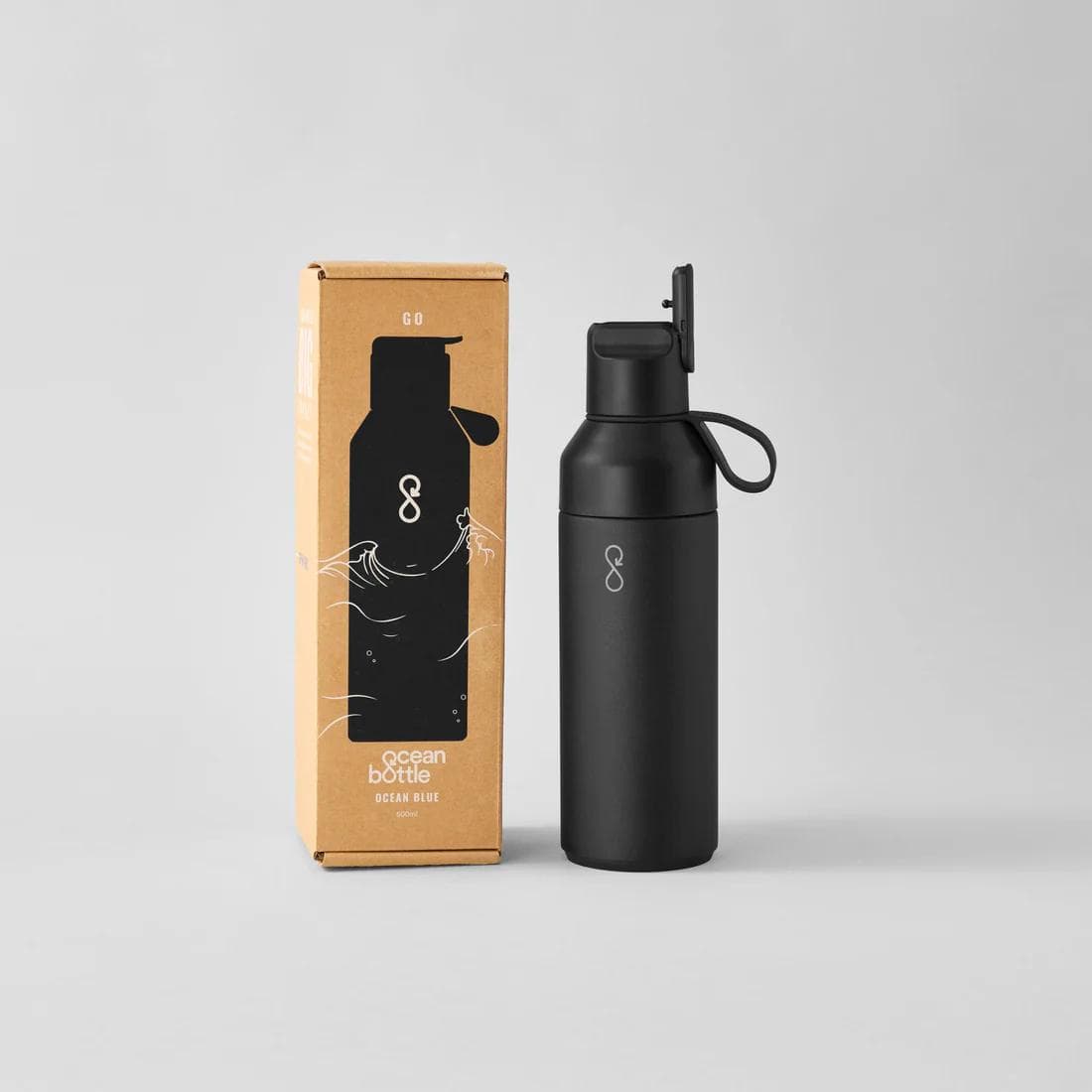 GO by Ocean Bottle - Obsidian Black detail 7