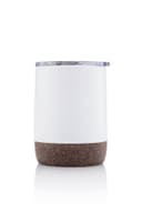 GOUDA - Hans Larsen Vacuum Mug With Cork Base White