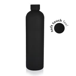 GRIGNY - Soft Touch Insulated Water Bottle - 1000ml Black