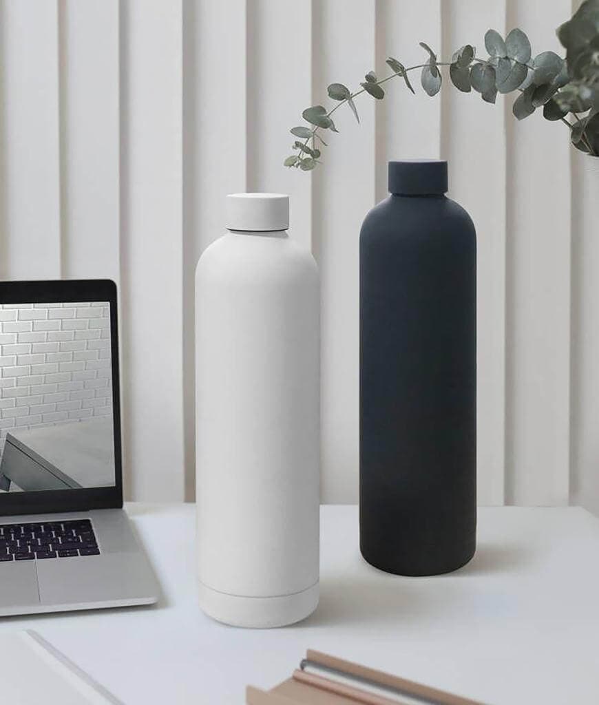 GRIGNY - Soft Touch Insulated Water Bottle - 1000ml - Black detail 3