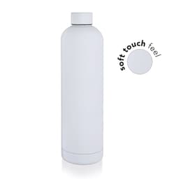GRIGNY - Soft Touch Insulated Water Bottle - 1000ml White