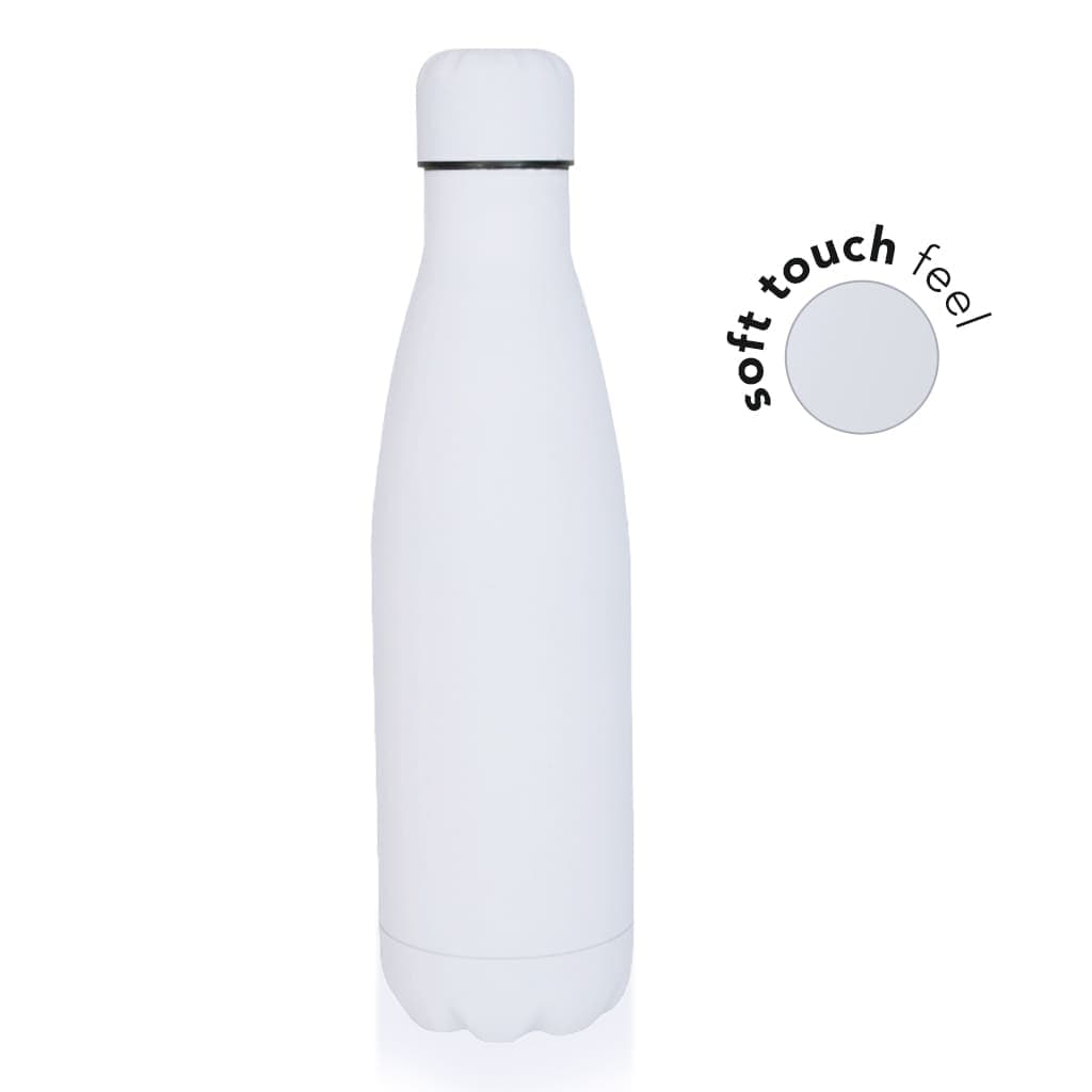 GRODNO - Soft Touch Insulated Water Bottle - White corporate gift