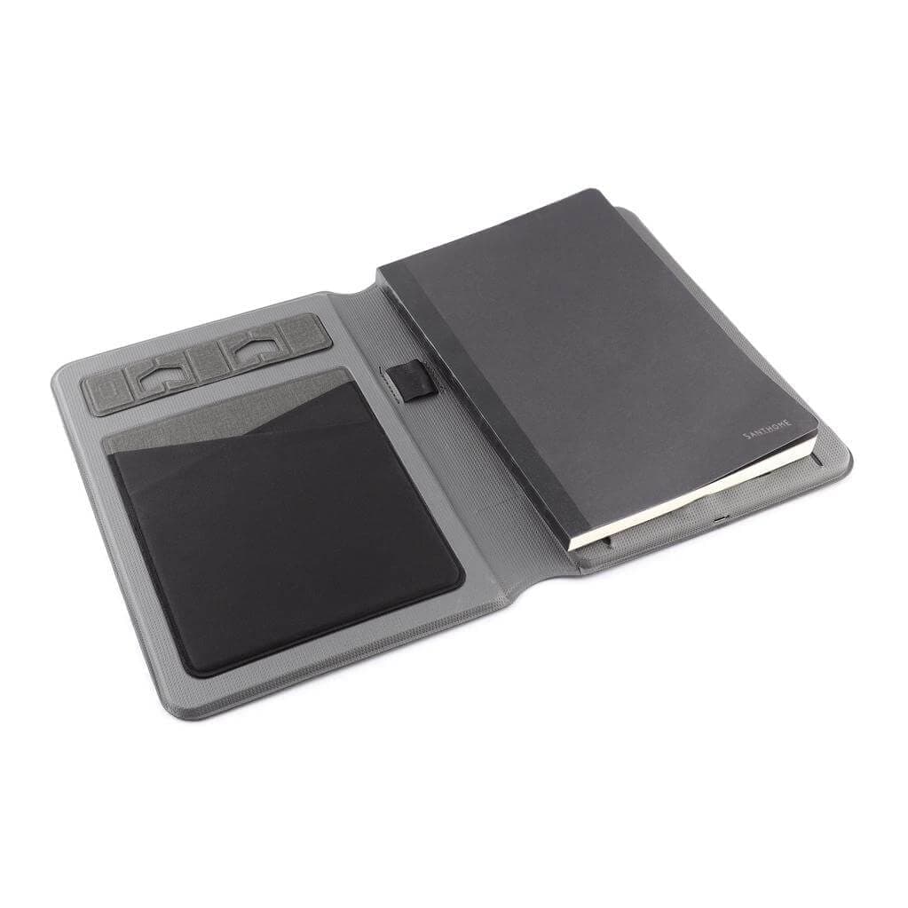 GUBIN - Santhome 10000mAh Wireless Powerbank Organizer - Grey detail 3