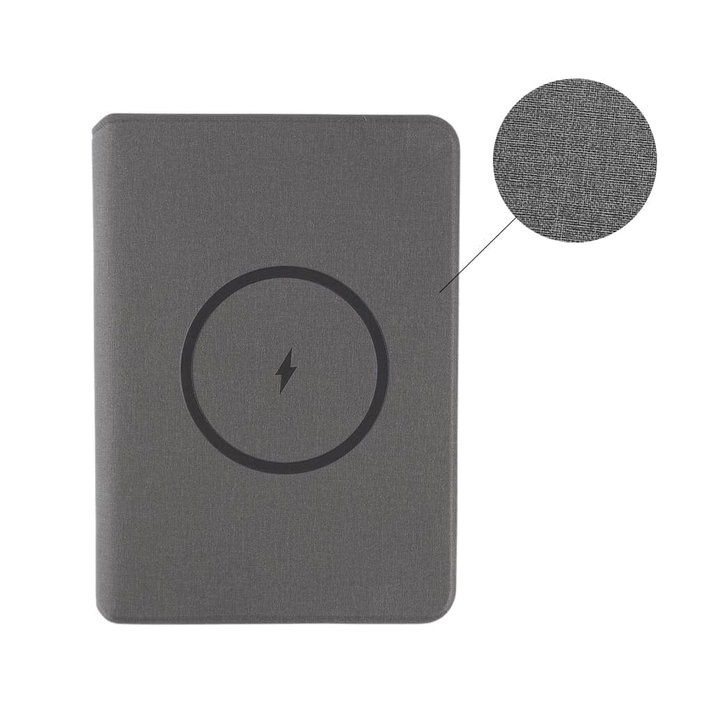 GUBIN - Santhome 10000mAh Wireless Powerbank Organizer - Grey detail 5