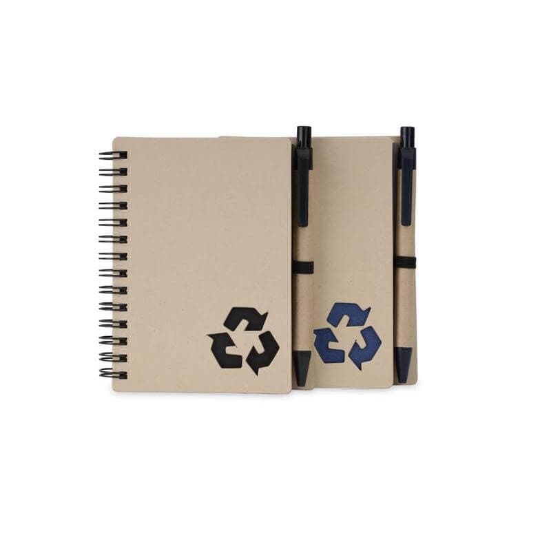HASSA - eco-neutral A6 Notepad & Pen Set with Sticky Note - Black detail 4