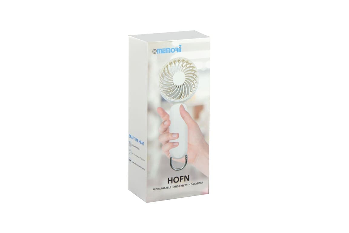 HOFN - Rechargeable Mini Hand Fan - White detail 5