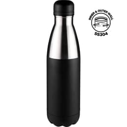 HOPA - Hans Larsen Double Wall Stainless Steel Water Bottle Black