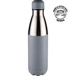 HOPA - Hans Larsen Double Wall Stainless Steel Water Bottle Grey