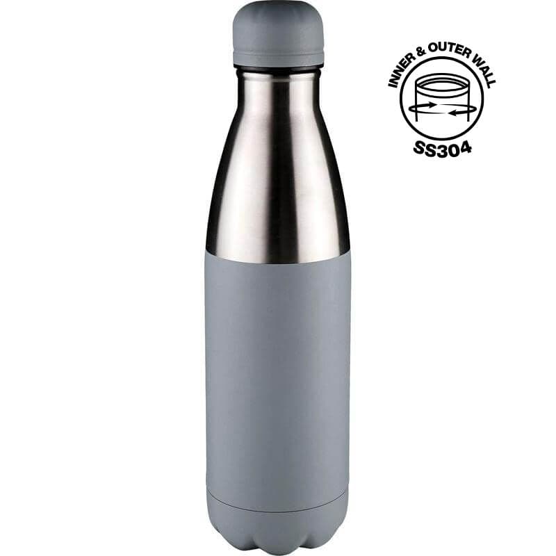 HOPA - Hans Larsen Double Wall Stainless Steel Water Bottle - Black detail 3