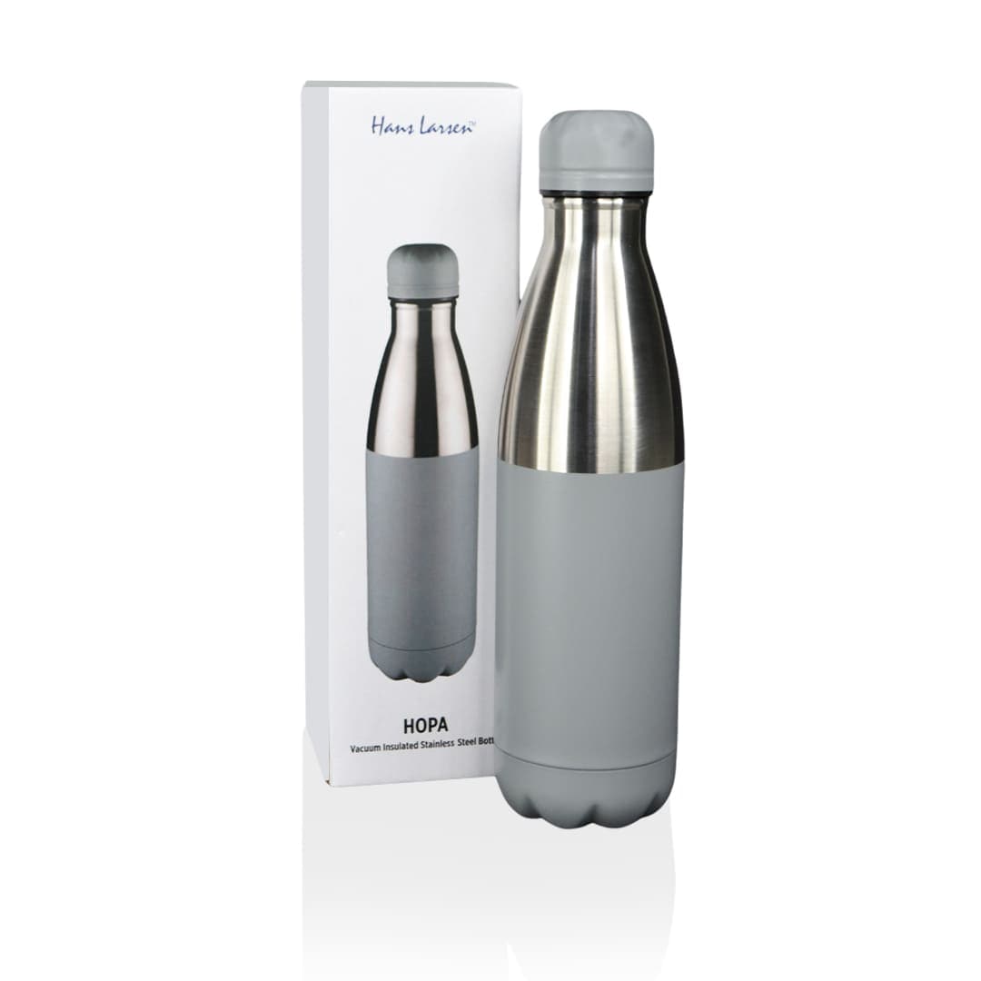 HOPA - Hans Larsen Double Wall Stainless Steel Water Bottle - Black detail 4