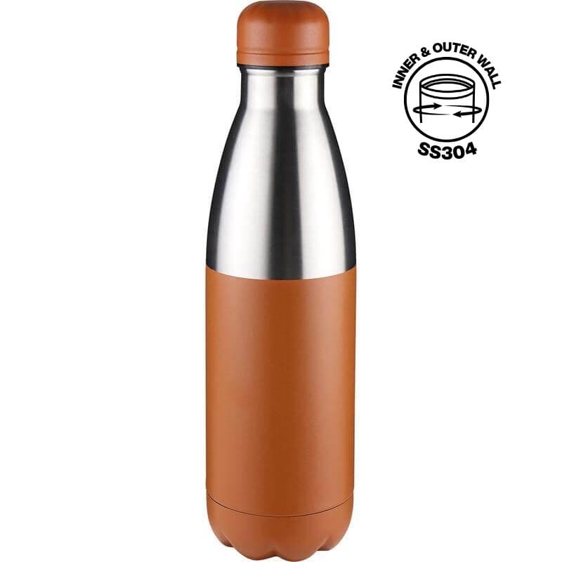 HOPA - Hans Larsen Double Wall Stainless Steel Water Bottle - Black detail 5
