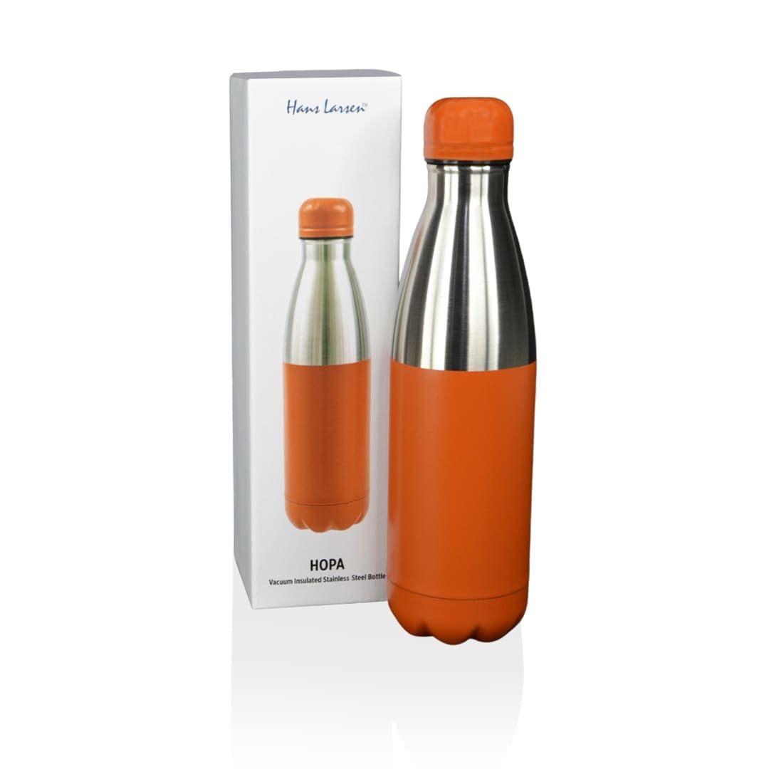 HOPA - Hans Larsen Double Wall Stainless Steel Water Bottle - Black detail 6
