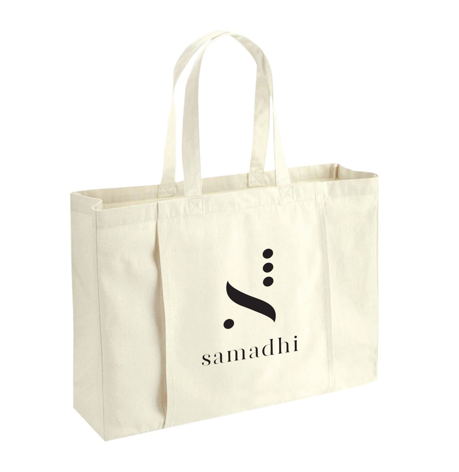 HURUP - Gym/Yoga 310GSM Cotton Tote Bag - White detail 2