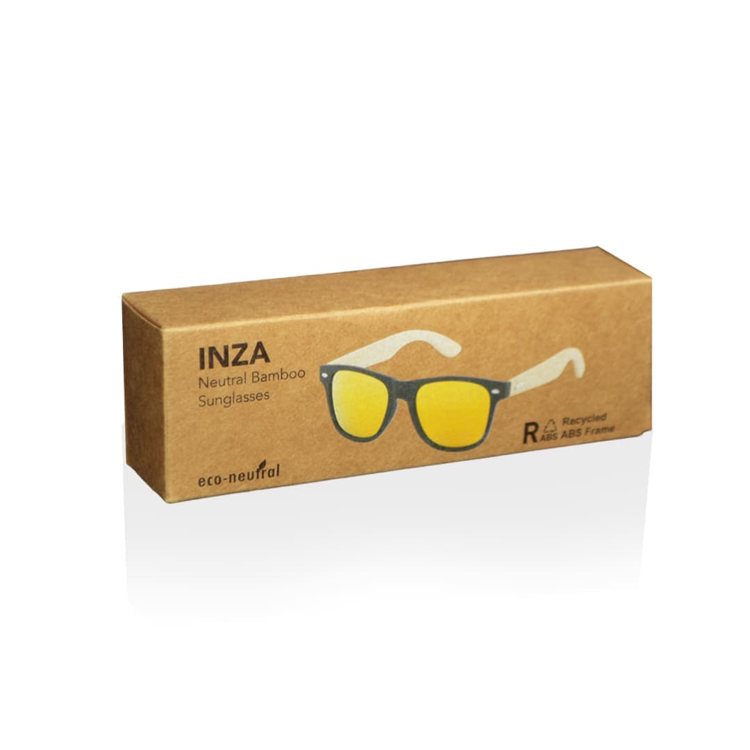 INZA- eco-neutral Bamboo Sunglass detail 4