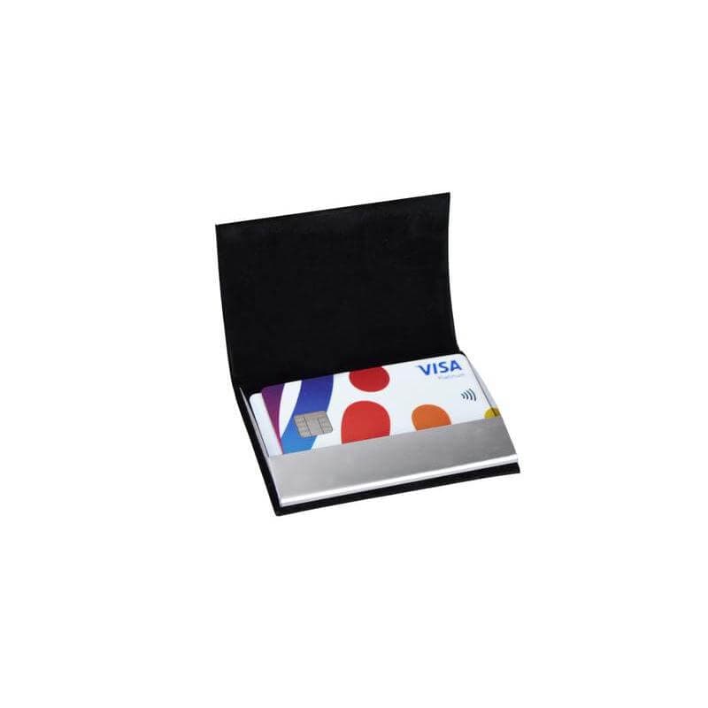 IRTA - Executive Set of Passport Cover, Name Card Holder and Metal Pen - Black detail 7