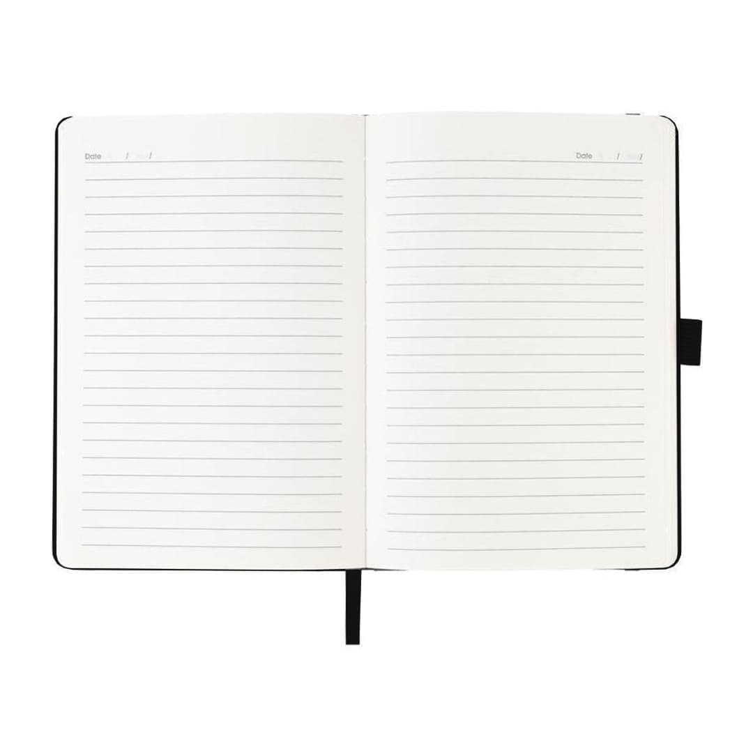 JURSI - Giftology A5 PU Notebook with Pen Loop - Black detail 4