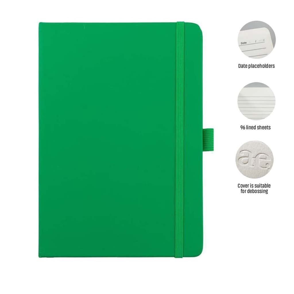 JURSI - Giftology A5 PU Notebook with Pen Loop - Black detail 6
