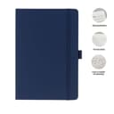 JURSI - Giftology A5 PU Notebook with Pen Loop Navy Blue