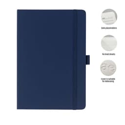 JURSI - Giftology A5 PU Notebook with Pen Loop Navy Blue