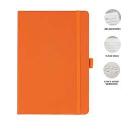JURSI - Giftology A5 PU Notebook with Pen Loop Orange