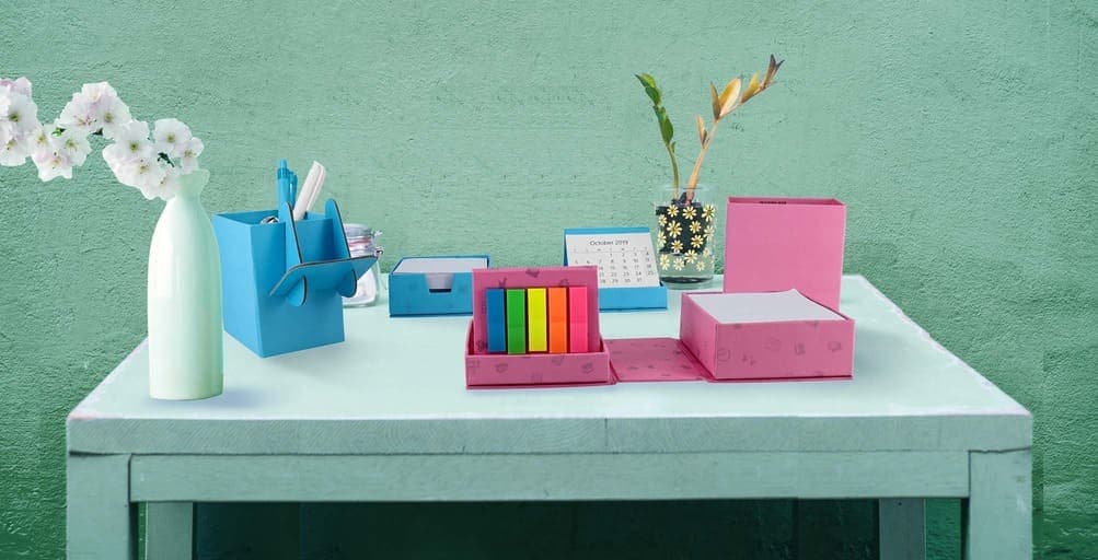 KALMAR - eco-neutral Memo/Calendar Cube - Blue detail 5