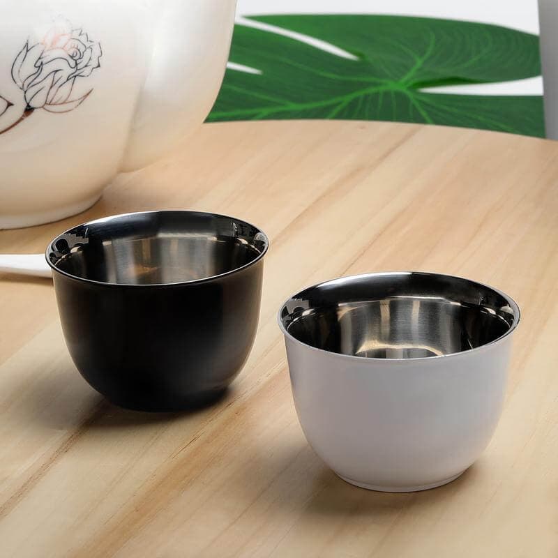 KHAWA - Hans Larsen Gift Set of 2 Premium Arabian Coffee Cups - Black detail 2