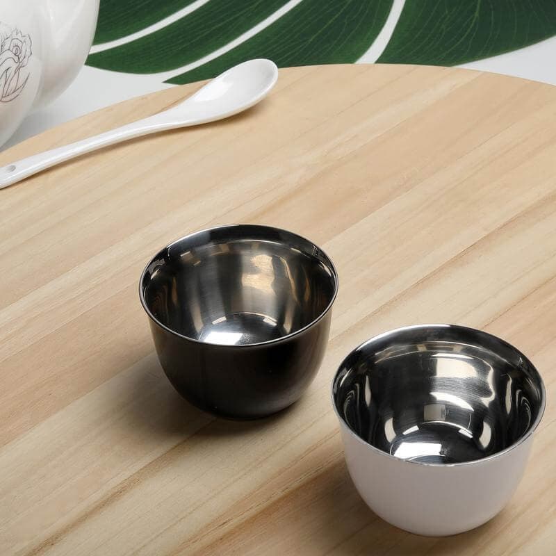 KHAWA - Hans Larsen Gift Set of 2 Premium Arabian Coffee Cups - Black detail 3