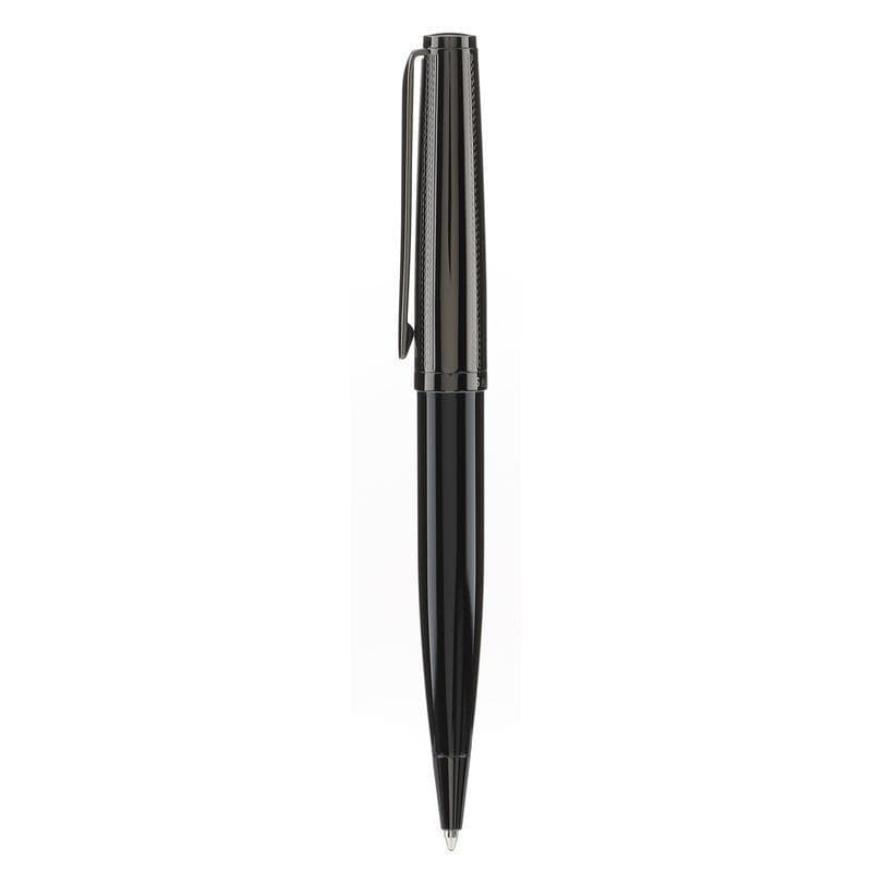 KIRAZ - Santhome® Gift Set of 2 Luxury Pens - Black / Chrome detail 2