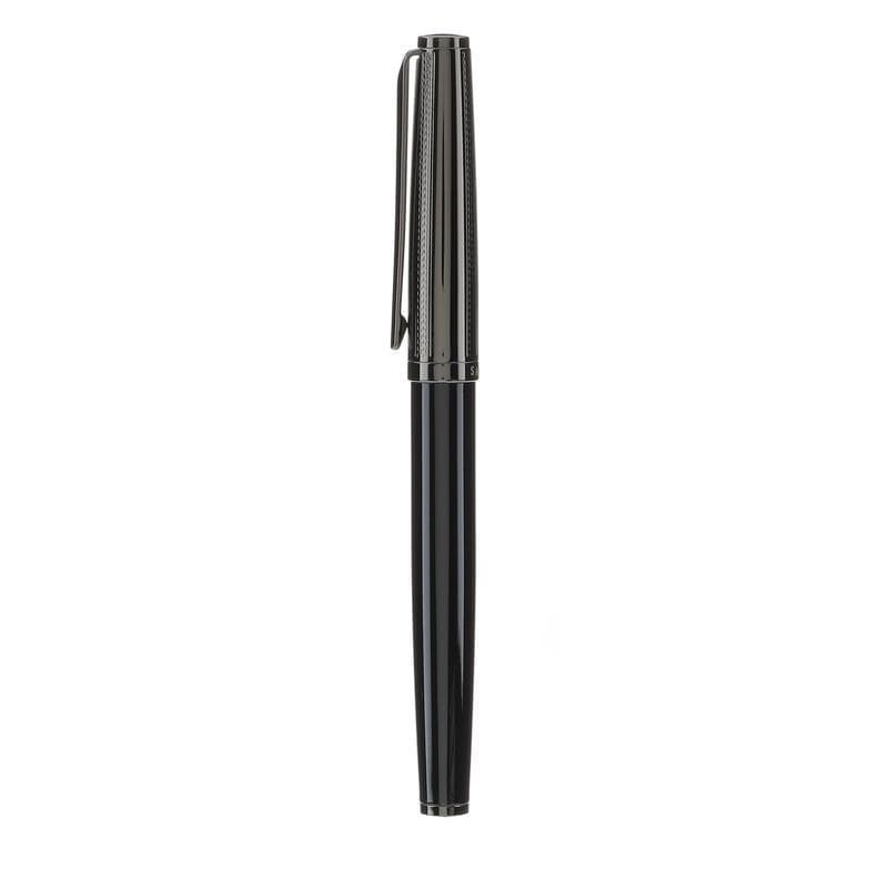 KIRAZ - Santhome® Gift Set of 2 Luxury Pens - Black / Chrome detail 3