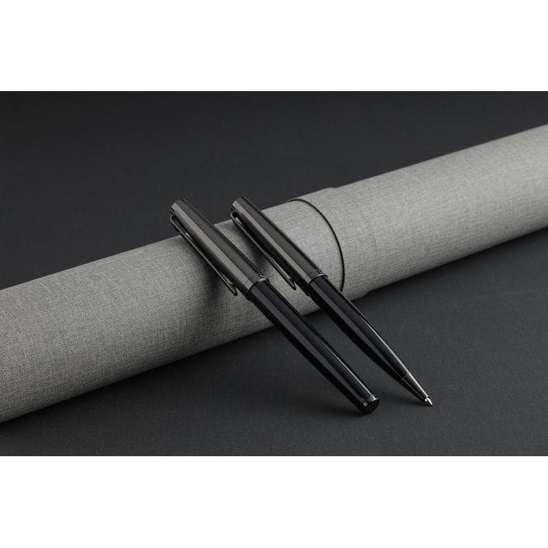 KIRAZ - Santhome® Gift Set of 2 Luxury Pens - Black / Chrome detail 7