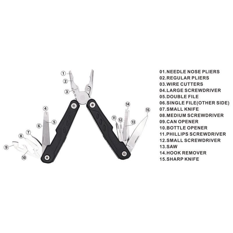 KITEE - SANTHOME 15 in 1 Multi Function Tool - Black detail 6