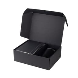 KOKSI - Giftology Set of Double Walled Tumbler, A5 Notebook and Pen Black