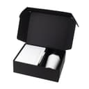 KOKSI - Giftology Set of Double Walled Tumbler, A5 Notebook and Pen White