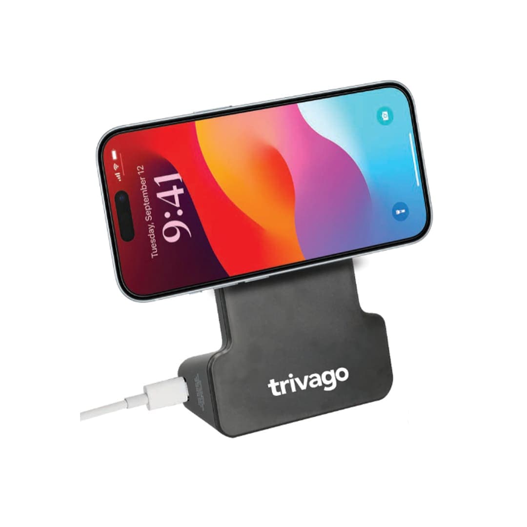 KORMAN - @memorii® Magnetic Phone Stand with 15W Wireless Charging and Remote Shutter - Black detail 7